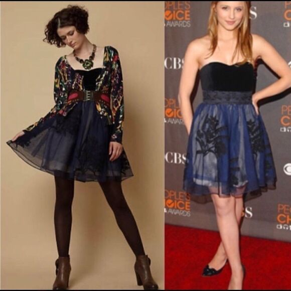 Anthropologie Floreat Belle of the Ball Dress - Picture 1 of 10